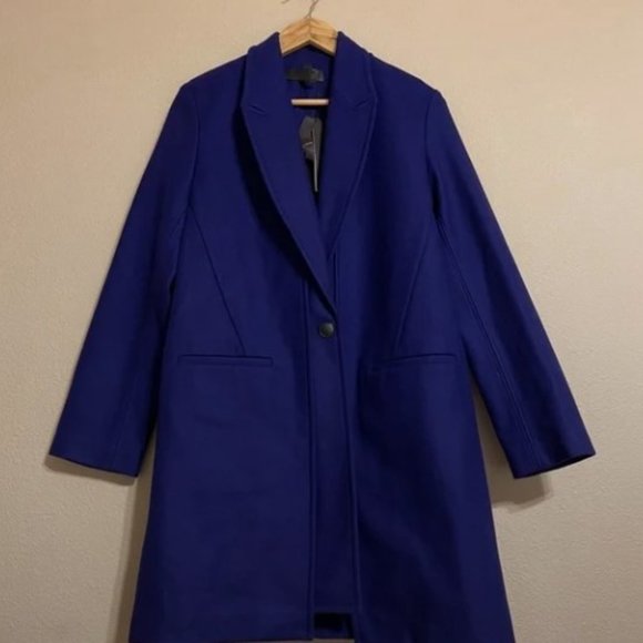 Rag & Bone blue Kaye Wool convertible coat size 6 NWT - Picture 2 of 11